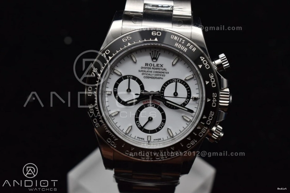 Factory VS In Daytona Steel Movement 126500 1:1 SL4801 904L Rolex SBF Dial White 0116